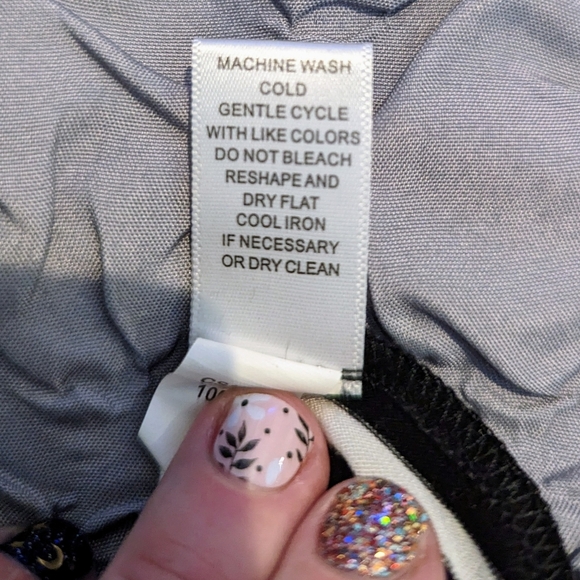 Cable & Gauge faux back button Black and White Striped shirt - L - Picture 7 of 8